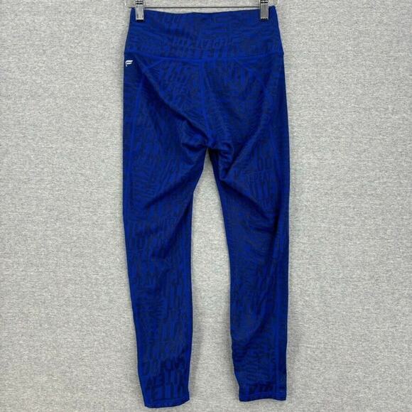 Fabletics Leggings Womens XS PowerHold Blue Athletic Gym Running Activewear - Picture 4 of 14
